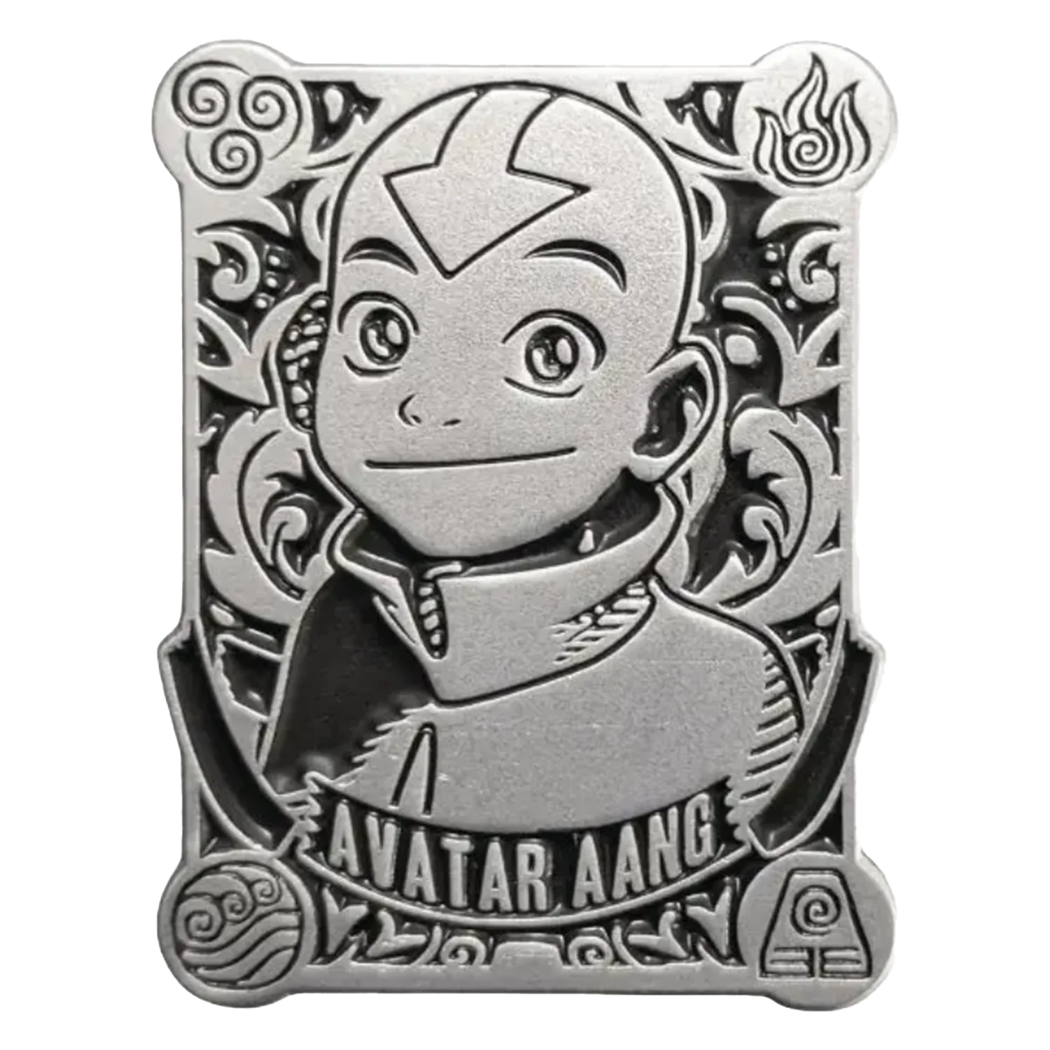 Avatar: The Last Airbender - Aang Silver Badge Pin *LAST CHANCE*