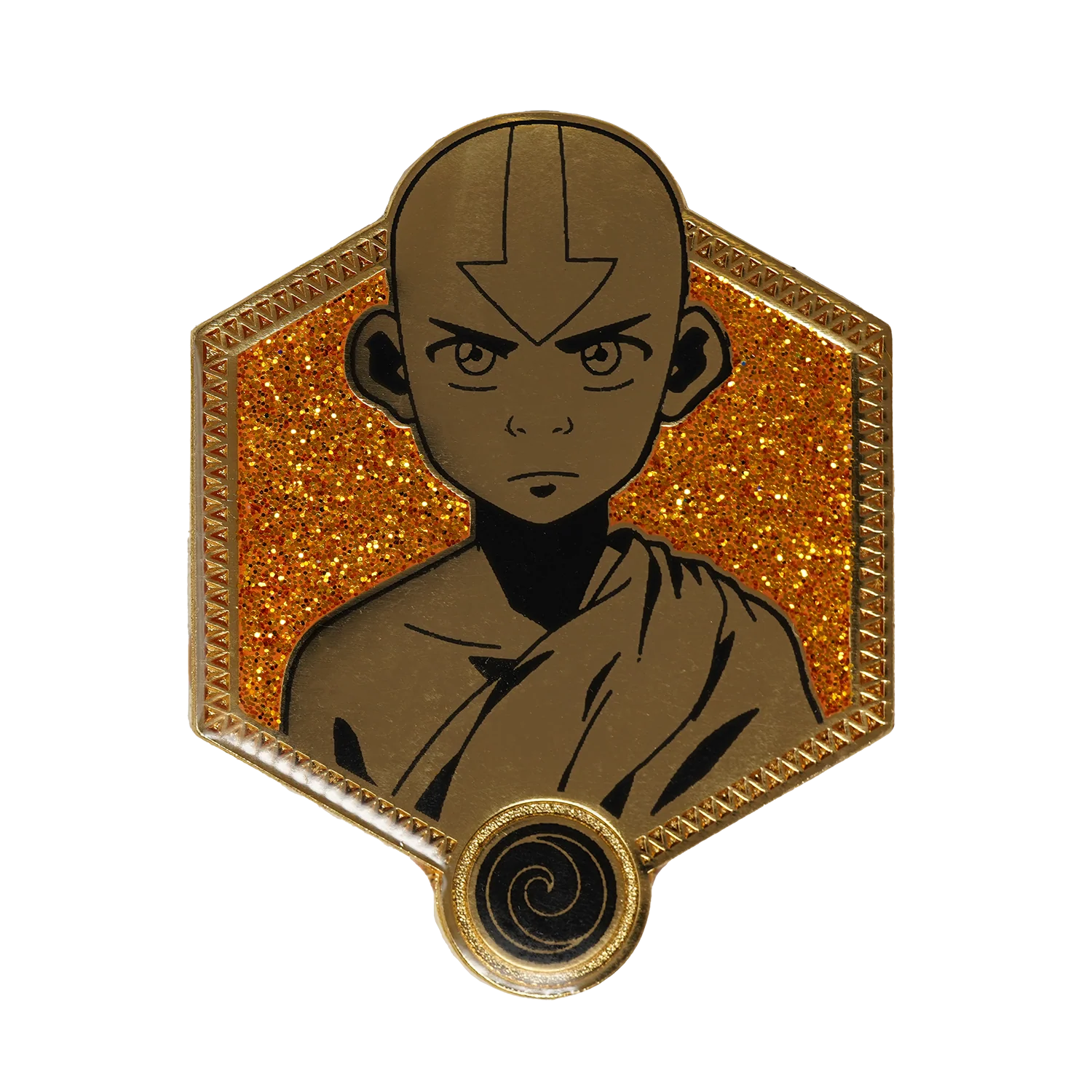 Avatar: The Last Airbender Enamel Gold Aang Pin *LAST CHANCE*