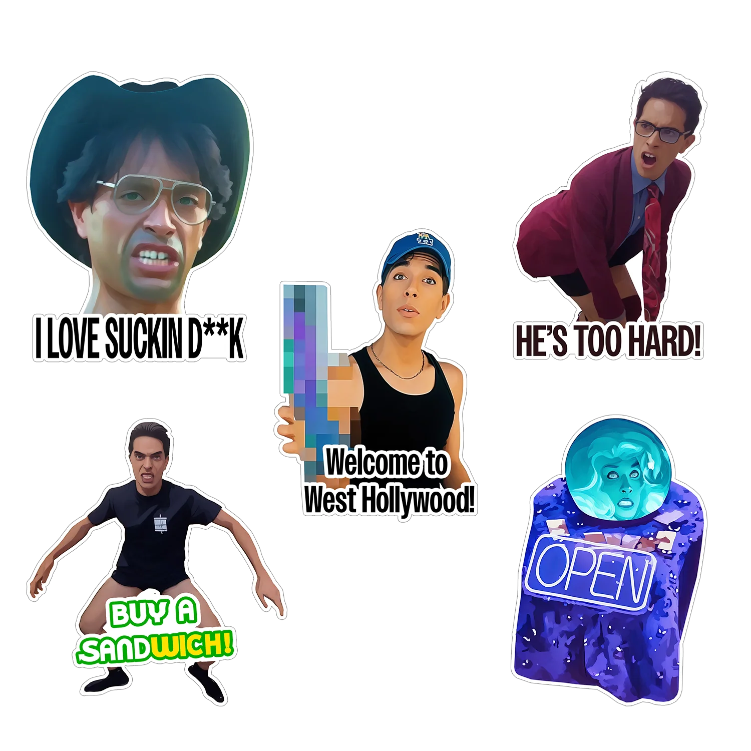 Brandon Rogers - Shorts Sticker Pack