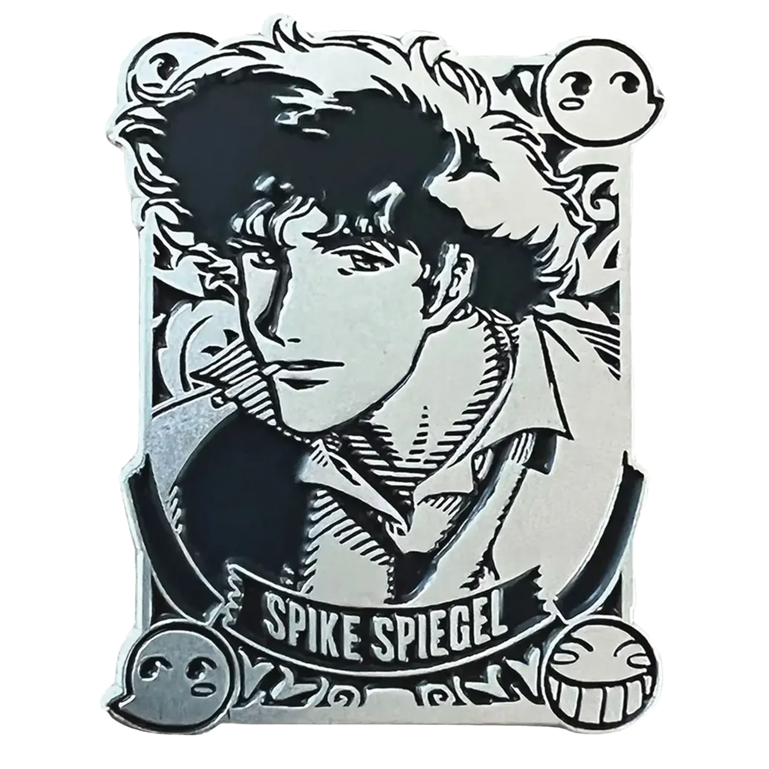 Cowboy Bebop Silver Badge Spike Pin *LAST CHANCE*