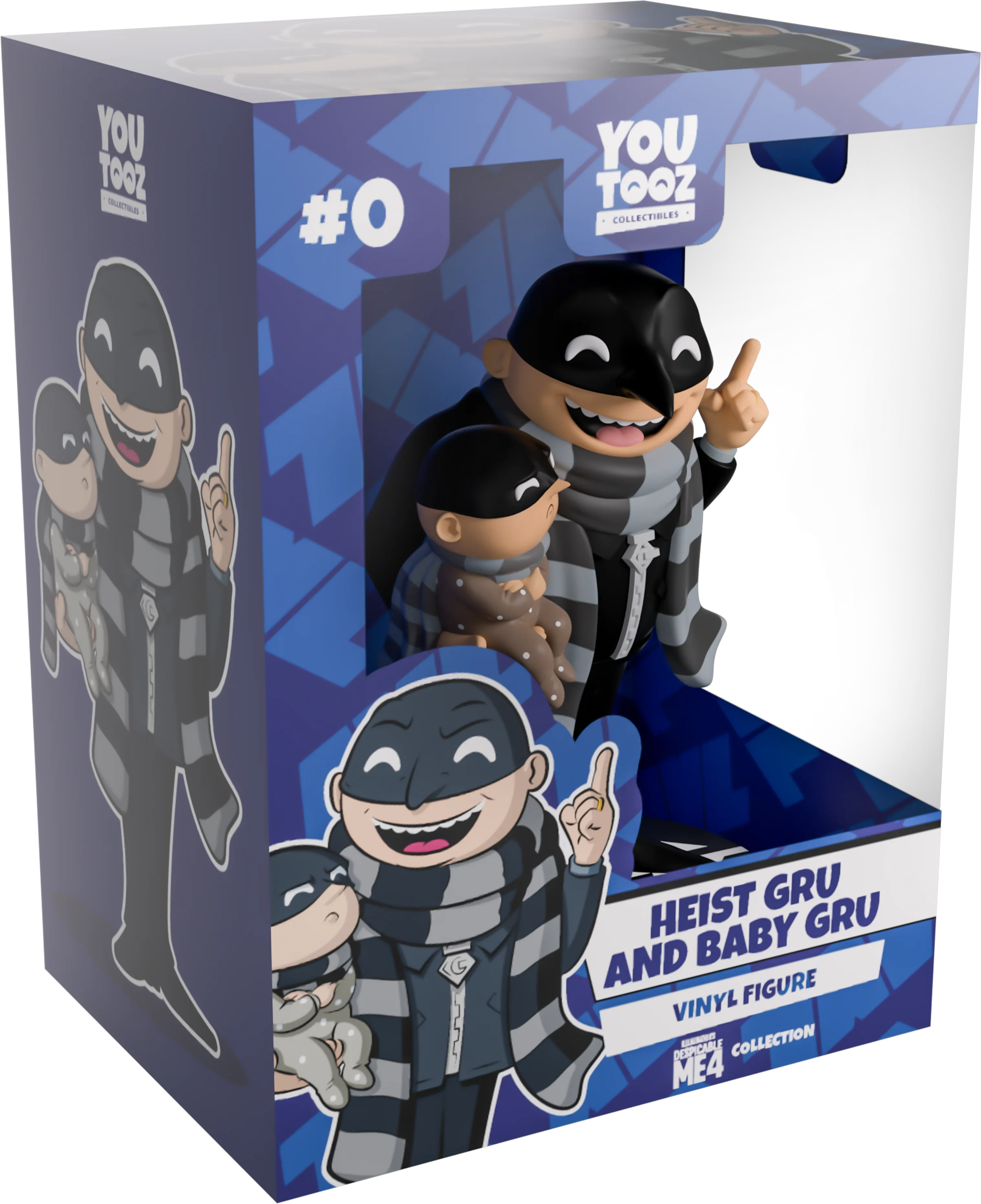 Despicable Me 4  x Youtooz - Heist Gru and Baby Gru Figure