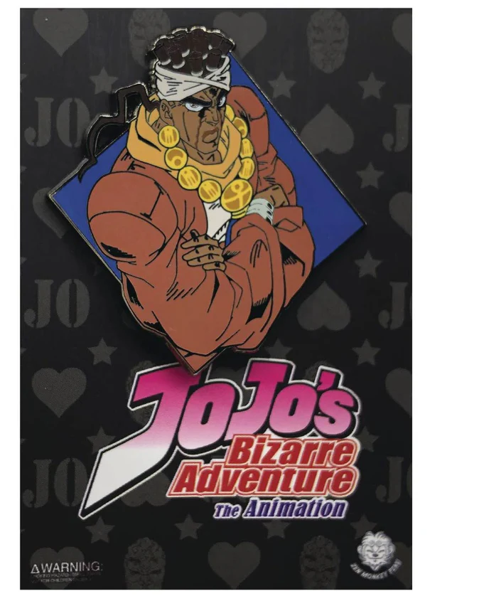 Jojo's Bizarre Adventure Golden Avdol Enamel Pin *LAST CHANCE*