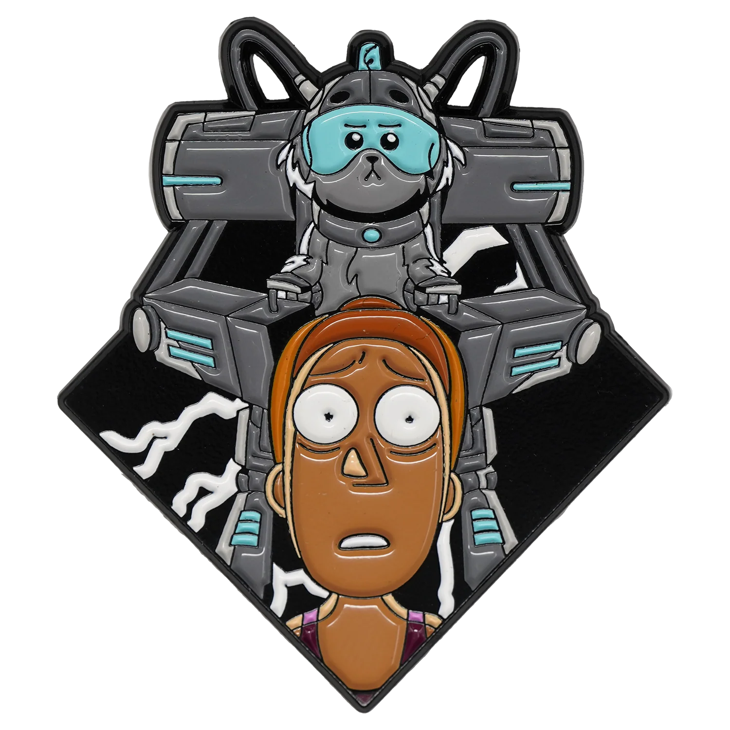 Rick and Morty Summer and Snowball Pin *LAST CHANCE*